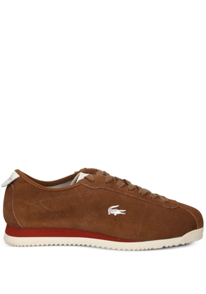 Lacoste Club-Low leather sneakers - Brown