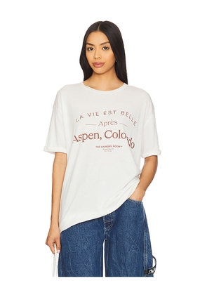 The Laundry Room Life Is Beautiful After Oversized Tee in Beige. Size S. Also in XS.