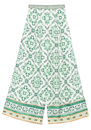 Camilla Corridor of Calm palazzo trousers - White