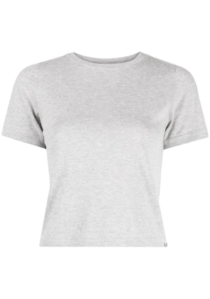 extreme cashmere cropped short-sleeve T-shirt - Grey