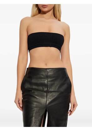 Rick Owens ribbed bandeau top - Black