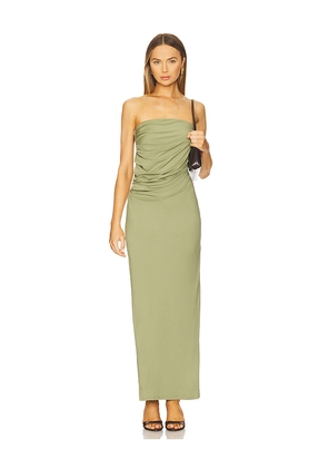 SNDYS Bonni Maxi Dress in Sage. Size L. Also in M, S, XS.