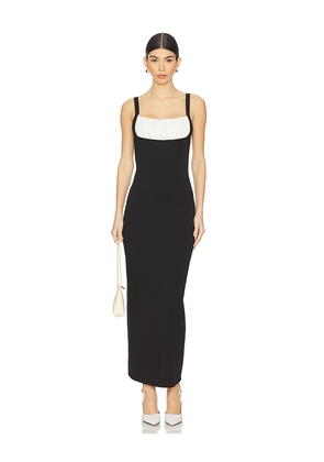 Rowen Rose Sleeveless Maxi Dress in Black. Size 34/0. Also in 36/2.