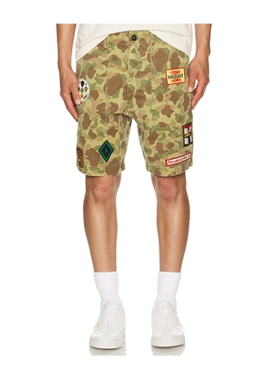 President's Bermuda Fatigue Shorts in Army. Size 32. Also in 34.