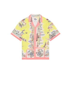 President's Reef Shirt in Yellow. Size L. Also in M, XL/1X.