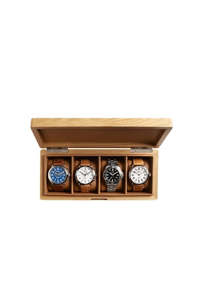 Shinola Watch Collector's Box in Brown.