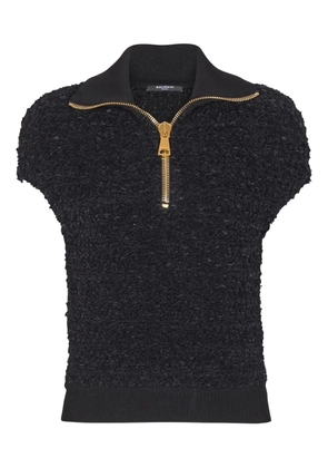 Balmain tweed top - Black