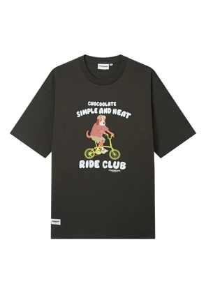 CHOCOOLATE graphic-print T-shirt - Grey