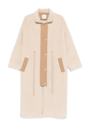 Eleventy zip-up coat - Neutrals