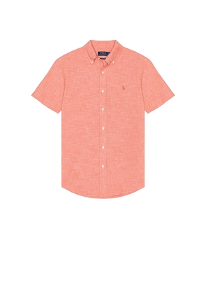 Polo Ralph Lauren Short Sleeve Chambray Sport Shirt in Red. Size L. Also in M.