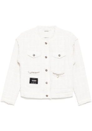 Musium Div. tweed jacket - White