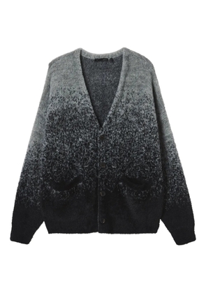 FIVE CM ombre-effect buttoned cardigan - Grey