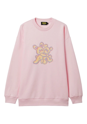 Mini Cream crew-neck sweatshirt - Pink