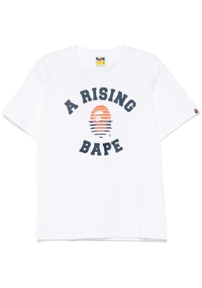 A BATHING APE® printed T-shirt - White