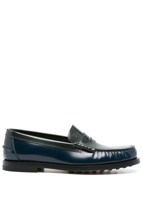 Tod's leather loafers - Blue