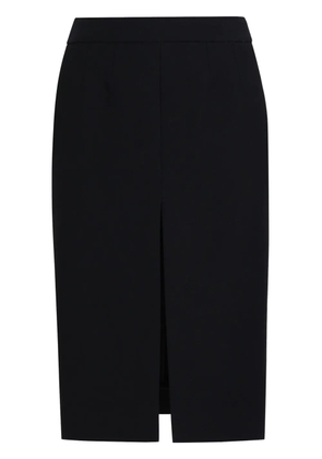 Dolce & Gabbana front-slit midi skirt - Black