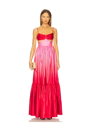 SAU LEE Nova Gown in Pink. Size 0. Also in 00.