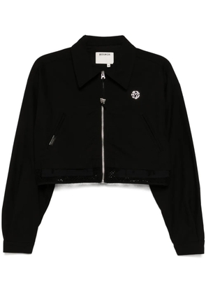 Musium Div. logo cropped jacket - Black