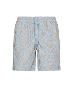Rhythm Demask Beach Shorts in Blue. Size 30. Also in 32.