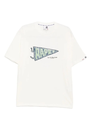 AAPE BY *A BATHING APE® graphic-print T-shirt - Neutrals
