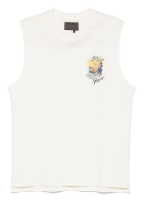Musium Div. graphic-print vest - Neutrals