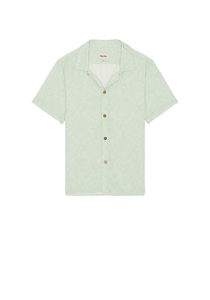 Rhythm Ornate Shirt in Mint. Size L. Also in M, S.