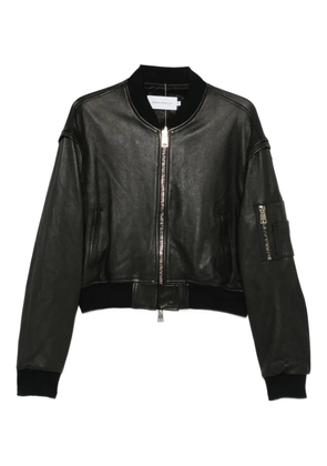 SIMONA CORSELLINI zip-up pocket jacket - Black