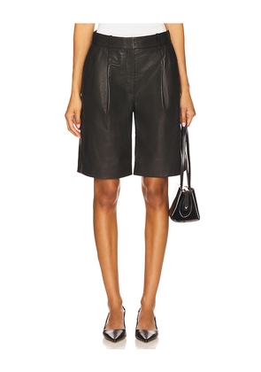 Rag & Bone Irina Leather Short in Black. Size 2. Also in 6.