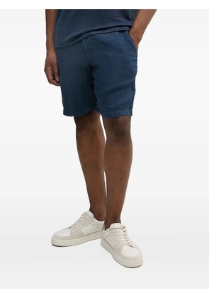 MC2 Saint Barth elasticated-waist linen shorts - Blue