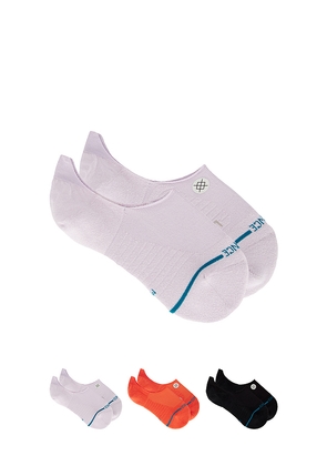 Stance Light No Show 3 Pack Socks in Black. Size L. Also in M.