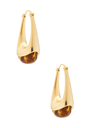 SHASHI x REVOLVE Elysee Hoop in Metallic Gold.