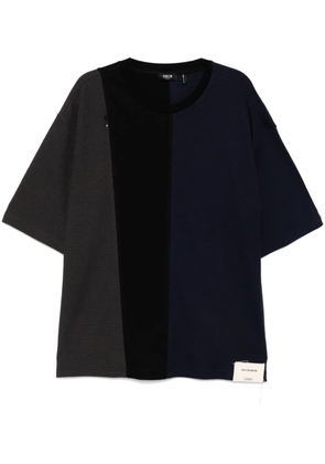 FIVE CM patchwork T-shirt - Blue