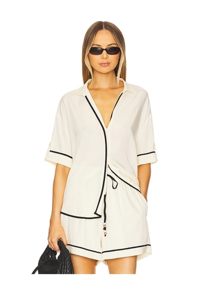 Sancia The Laine Shirt in Neutral. Size L. Also in XL, XS.