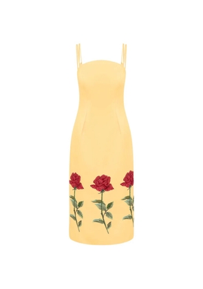 Leo Lin floral straps dress - Yellow