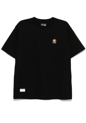 izzue logo-patch T-shirt - Black