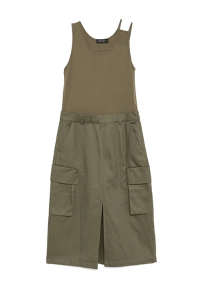 tout a coup sleeveless cargo dress - Green