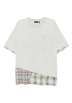 FIVE CM patchwork T-shirt - Blue