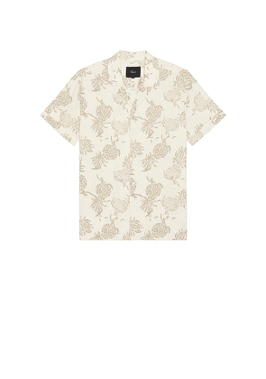 Rails Atlas Camp Shirt in Cream. Size L. Also in S, XL/1X.