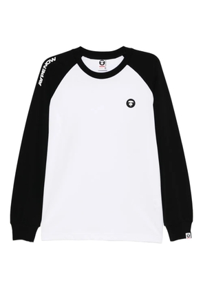 AAPE BY *A BATHING APE® logo-patch T-shirt - Black