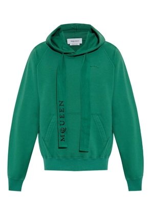 Alexander McQueen cotton hoodie - Green