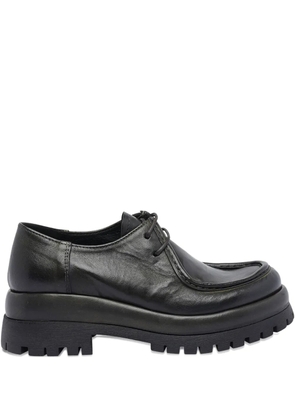 Pawelk's Cru lace-up round-toe Derby shoes - Green