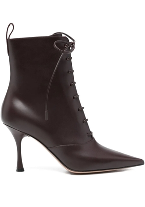 Gianvito Rossi 85mm Vitello boots - Red