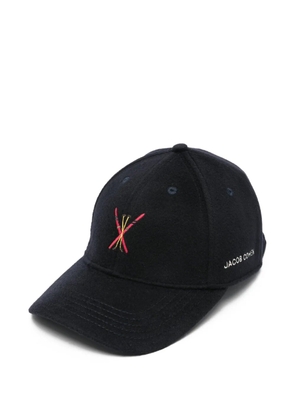 Jacob Cohën embroidered baseball cap hat - Blue