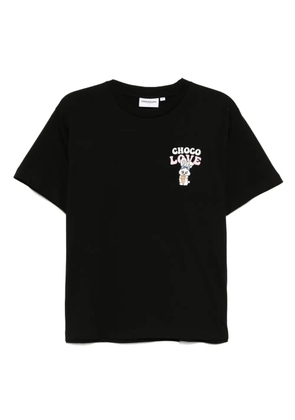 CHOCOOLATE embroidered T-shirt - Black