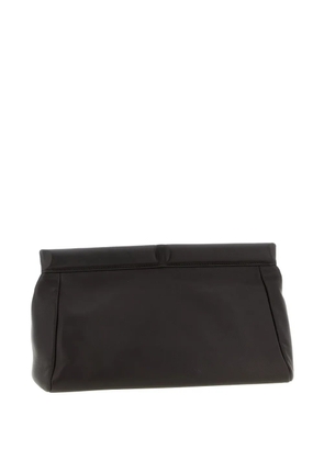 ARMARIUM Eloisa debossed-logo clutch - Brown