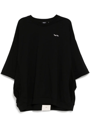 FIVE CM logo-embroidered T-shirt - Black