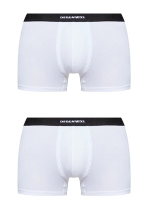 DSQUARED2 logo-jacquard boxer shorts - White