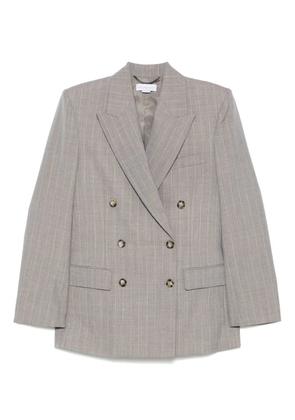 Stella McCartney pinstripe-pattern blazer - Grey