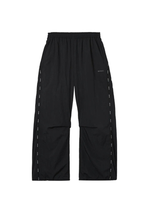 We11done side-stripe trousers - Black