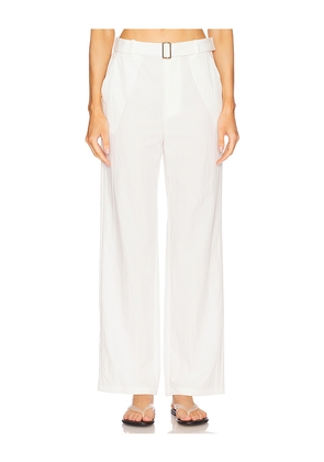 Rue Sophie Terrases Pant in White. Size L. Also in S, M, XL.